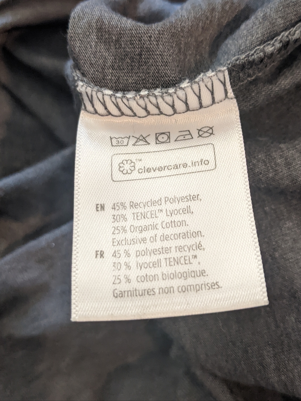 Tentree - Treeblend Vintage Sunset Graphic Tee Men's T-Shirt | Gray Charcoal: XL - Picture 14 of 16
